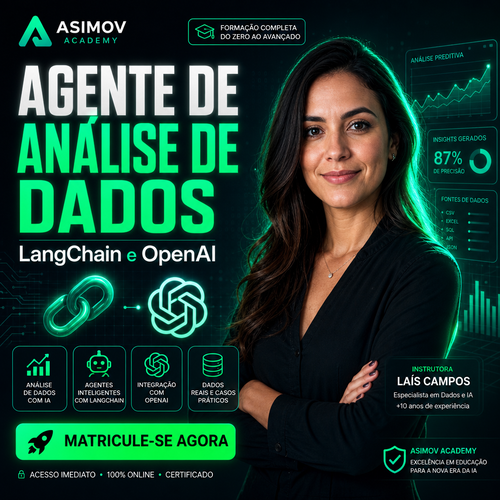 Agente de análise de dados com LangChain e OpenAI - Asimov Academy