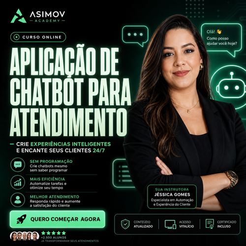 Aplicação de chatbot para atendimento - Asimov Academy