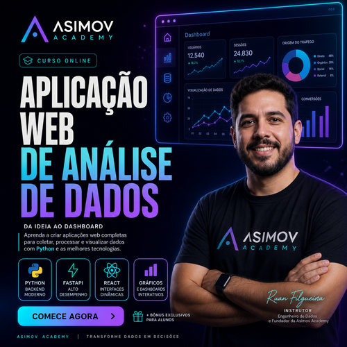 Aplicação web de análise de dados - Asimov Academy