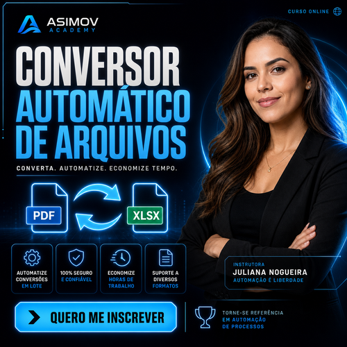 Conversor automático de arquivos - Asimov Academy