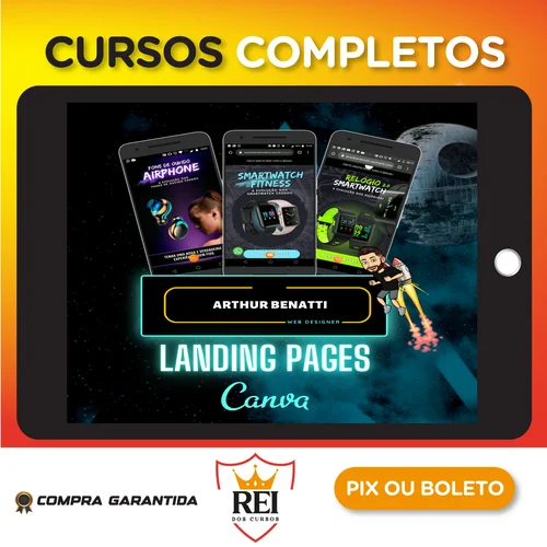 Landing Canva - Arthur Benatti
