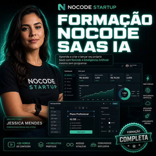Formação NoCode SaaS IA – NoCode StartUp