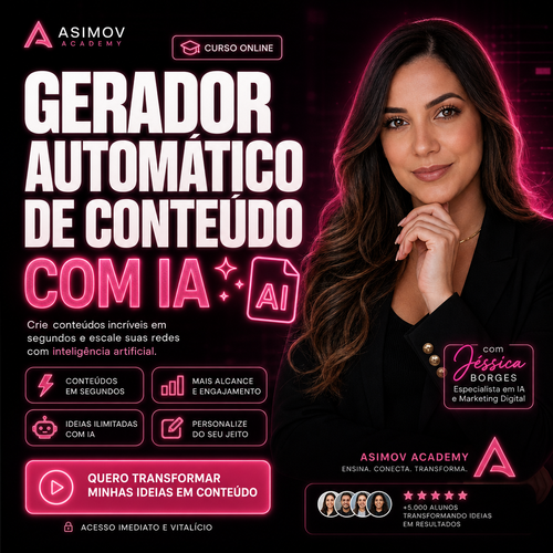 Gerador automático de conteúdo com IA - Asimov Academy