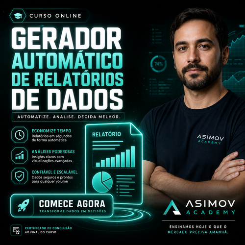 Gerador automático de relatórios de dados - Asimov Academy