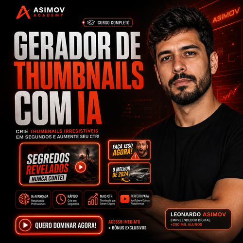 Gerador de thumbnails com IA - Asimov Academy