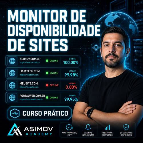 Monitor de disponibilidade de sites - Asimov Academy