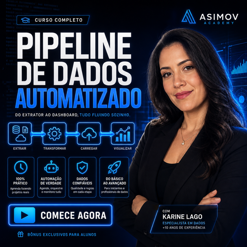 Pipeline de dados automatizado - Asimov Academy