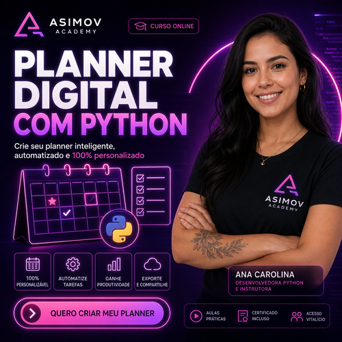 Planner digital com Python - Asimov Academy