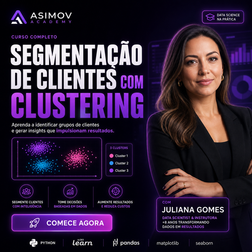 Segmentação de clientes com clustering - Asimov Academy